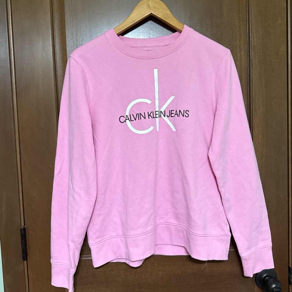 Calvin Klein Jeans Pink Relaxed Hoodie